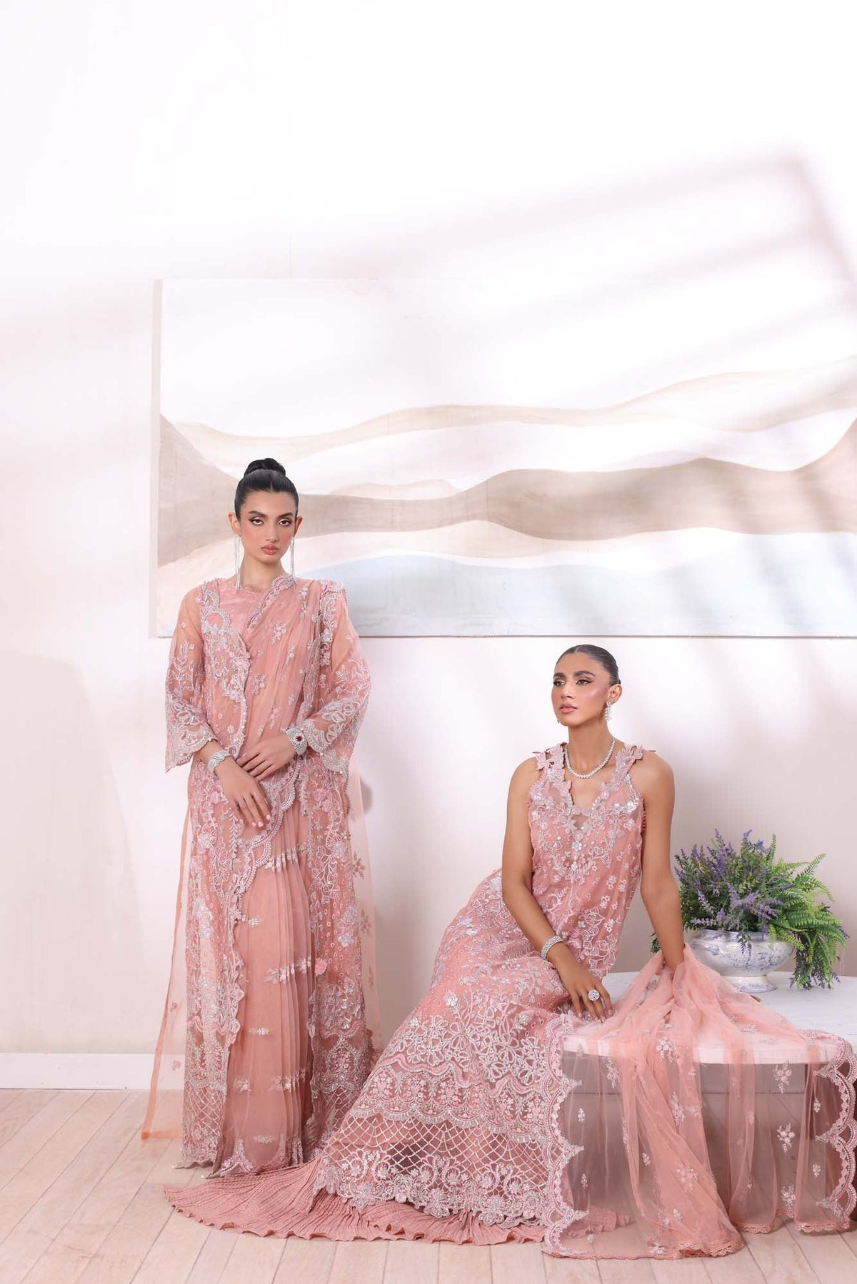 Noor by Saadia Asad | Noor Chiffon De Luxe | D6 -  Noor by Saadia Asad Formal - Original Designer Dress - House of Maryam