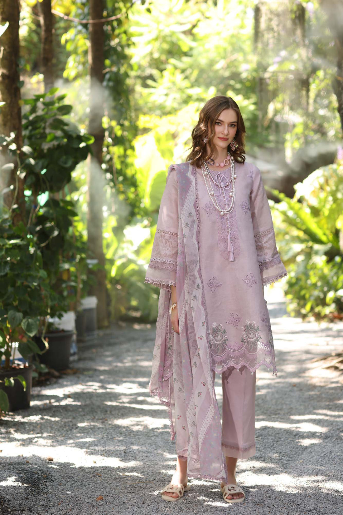 Noor by Saadia Asad | Eid Luxe Printedkari | D6-B -  Noor by Saadia Asad Ladies Clothes -  House of Maryam