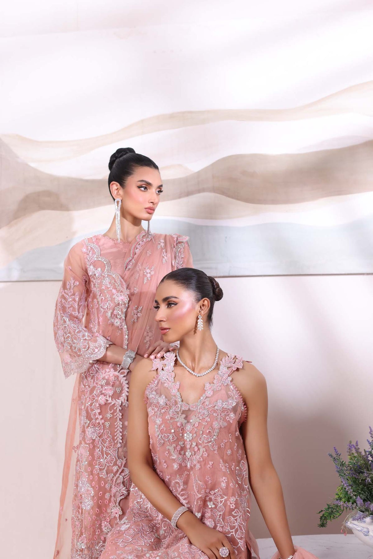 Noor by Saadia Asad | Noor Chiffon De Luxe | D6 -  Noor by Saadia Asad Formal - Original Designer Dress - House of Maryam