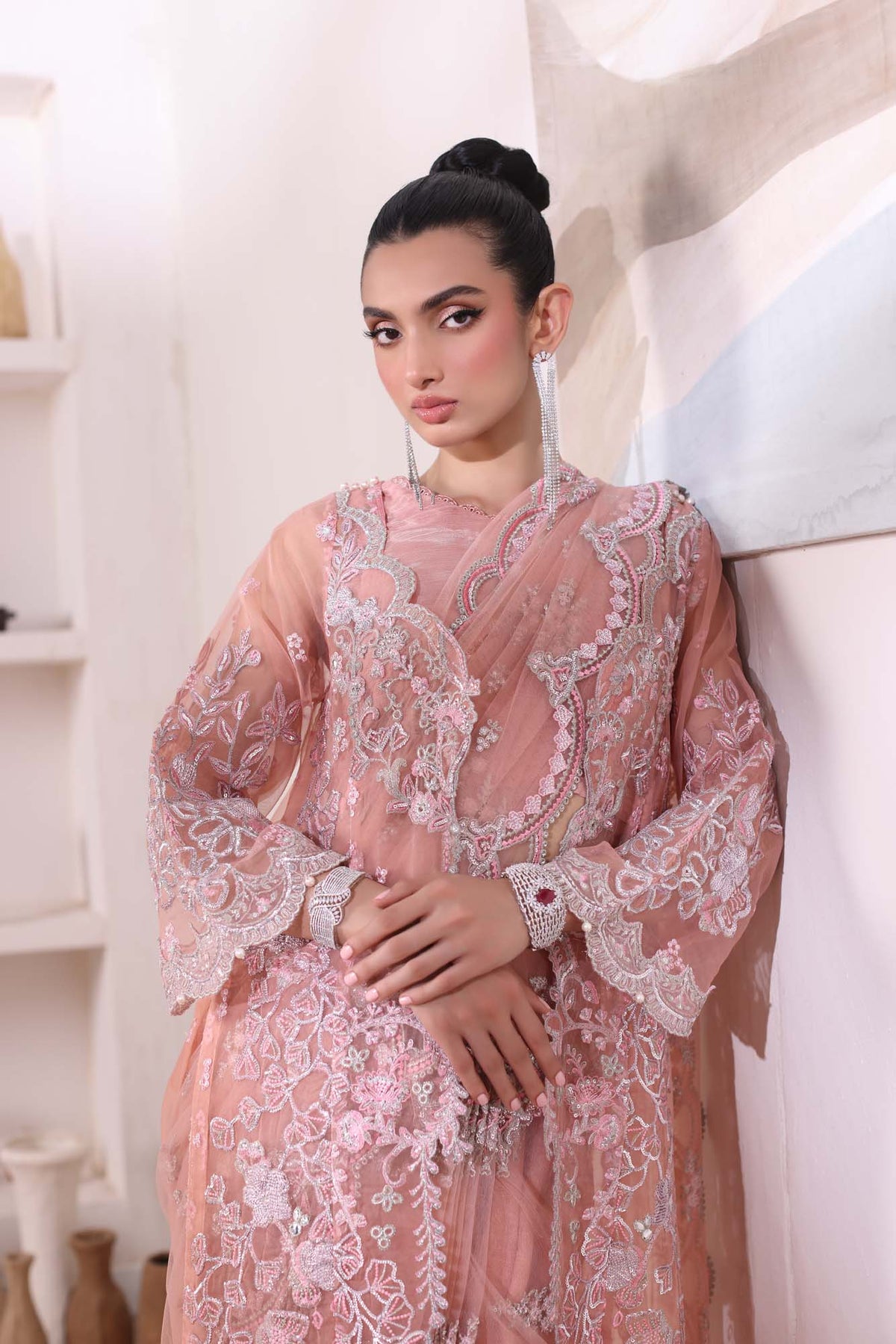 Noor by Saadia Asad | Noor Chiffon De Luxe | D6 -  Noor by Saadia Asad Formal - Original Designer Dress - House of Maryam