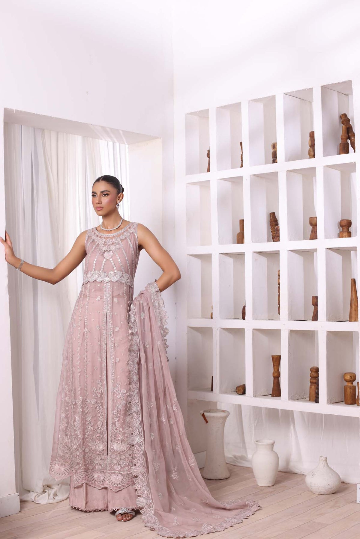 Noor by Saadia Asad | Noor Chiffon De Luxe | D3 -  Noor by Saadia Asad Formal - Original Designer Dress - House of Maryam