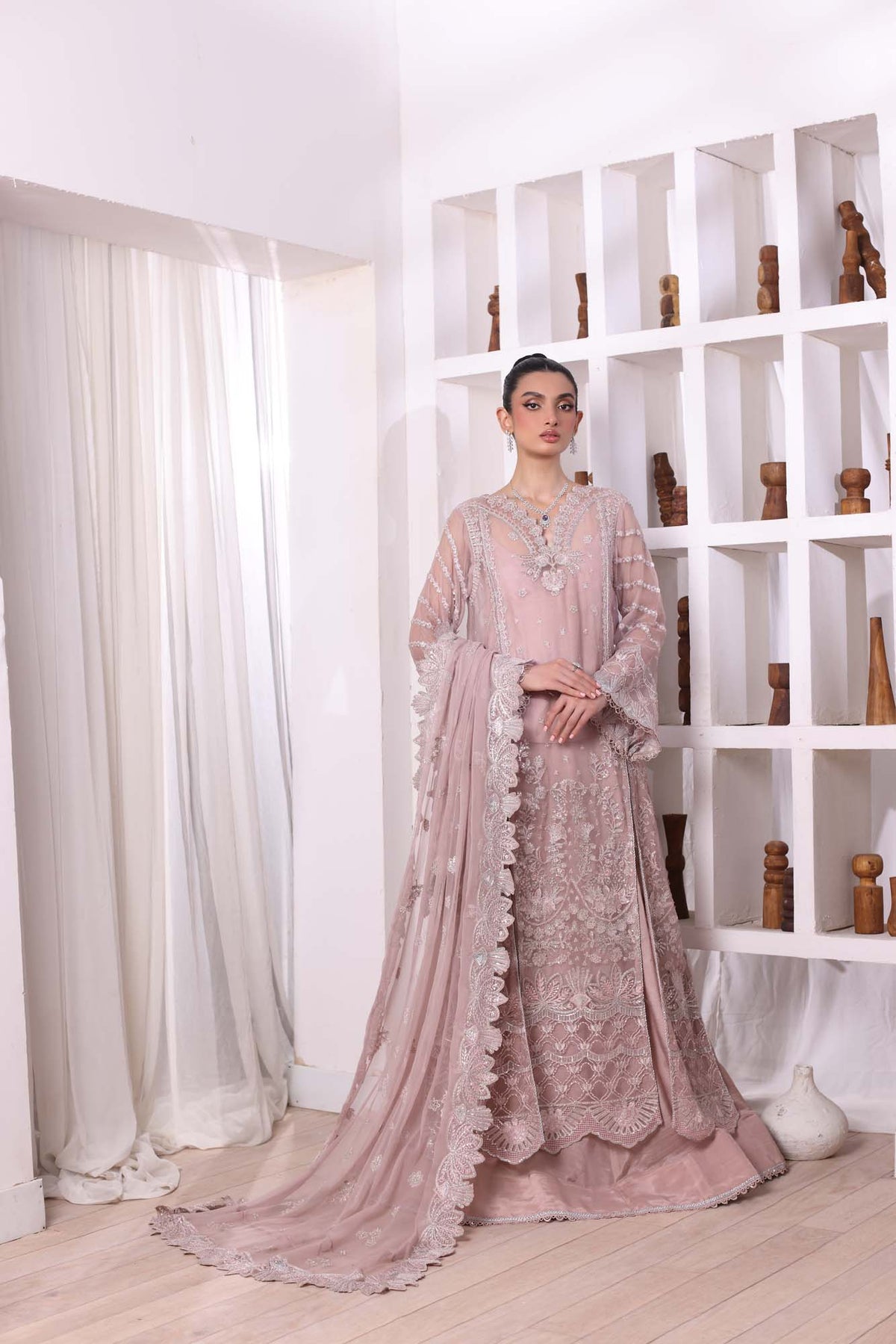 Noor by Saadia Asad | Noor Chiffon De Luxe | D3 -  Noor by Saadia Asad Formal - Original Designer Dress - House of Maryam