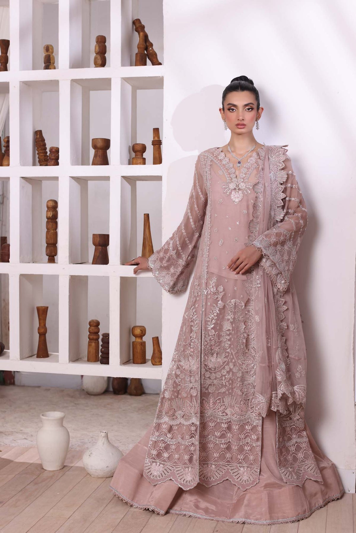 Noor by Saadia Asad | Noor Chiffon De Luxe | D3 -  Noor by Saadia Asad Formal - Original Designer Dress - House of Maryam