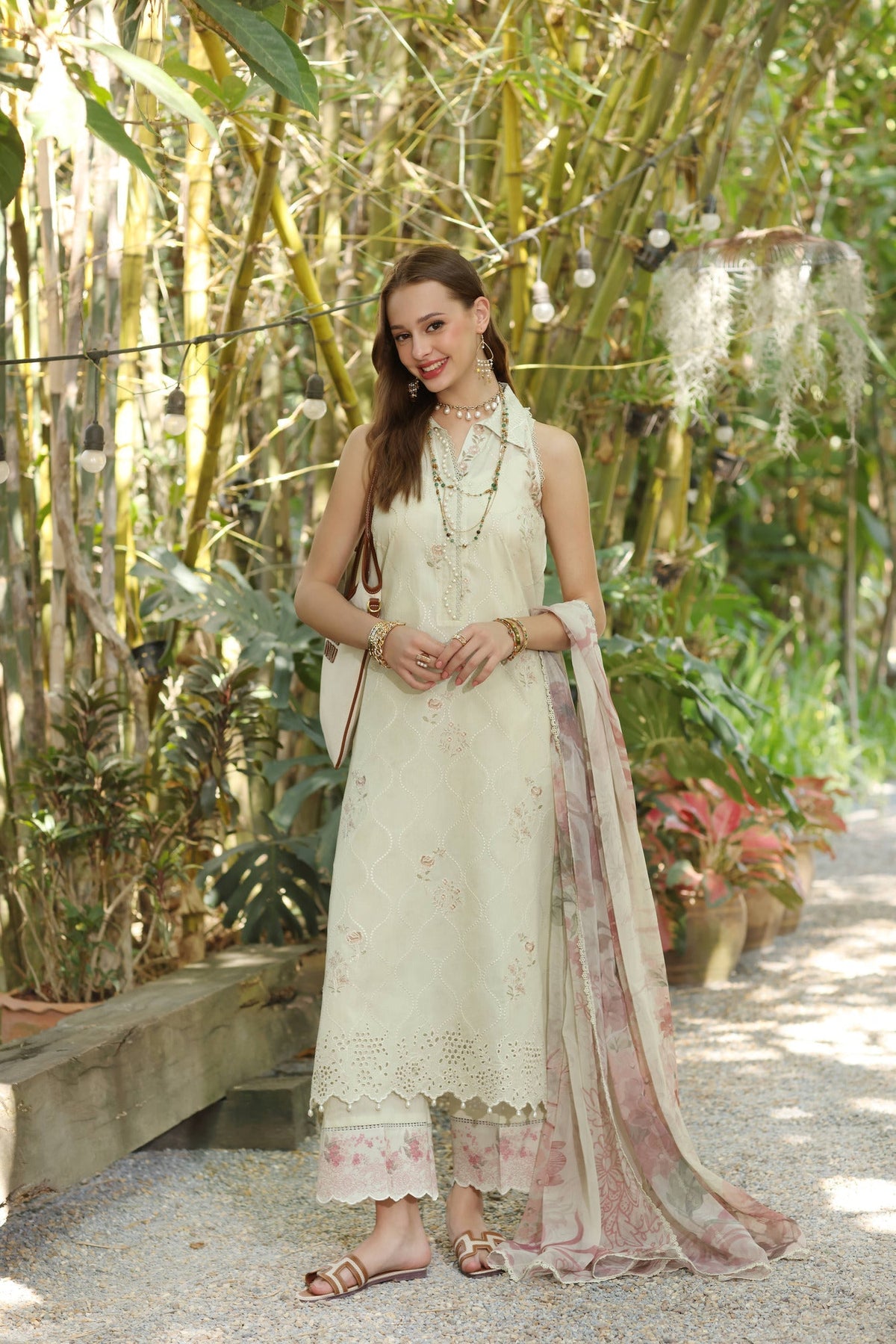 Noor by Saadia Asad | Eid Luxe Printedkari | D5-B -  Noor by Saadia Asad Ladies Clothes - Original Designer Dress - House of Maryam