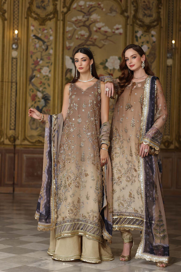 Noor by Saadia Asad | Festive 25 | D2 - Beige, image 3