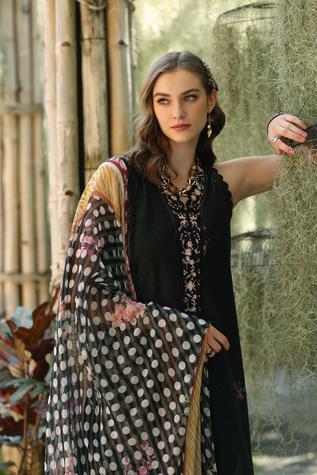 Noor by Saadia Asad | Eid Luxe Printedkari | D10-B -  Noor by Saadia Asad Ladies Clothes - Original Designer Dress - House of Maryam