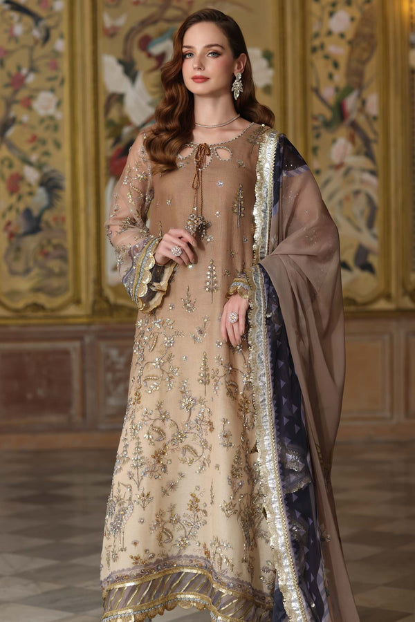 Noor by Saadia Asad | Festive 25 | D2 - Beige-4