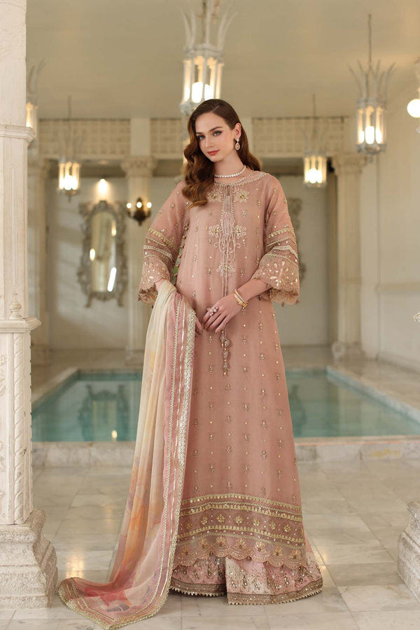 Noor by Saadia Asad | Festive 25 | D4 - Tea Pink