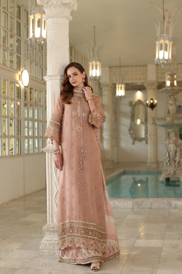 Noor by Saadia Asad | Festive 25 | D4 - Tea Pink, image 2
