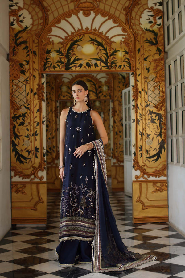 Noor by Saadia Asad | Festive 25 | D3 - Blue-1