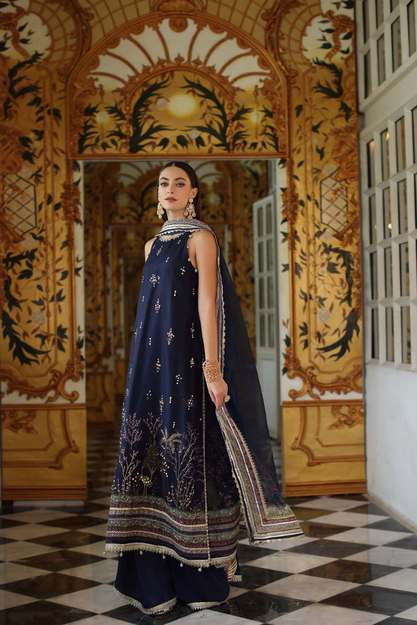 Noor by Saadia Asad | Festive 25 | D3 - Blue, image 2