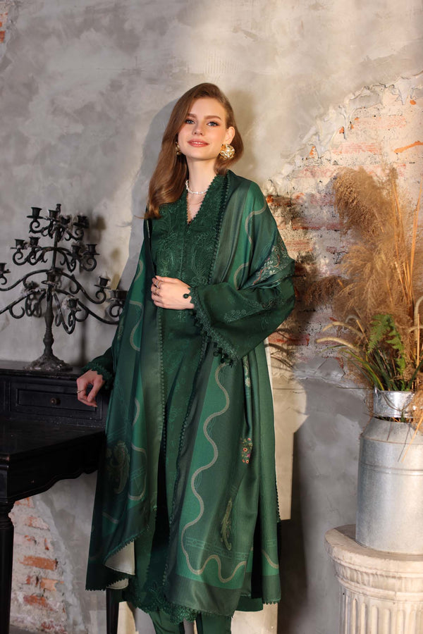 Noor by Saadia Asad | Winter Embroidered Printkhaas 25 | D3 - A, image 3