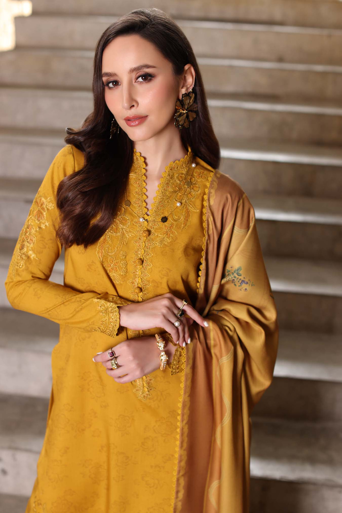 Saadia Asad | Winter Printkhaas 25 | D3 - B, image 3