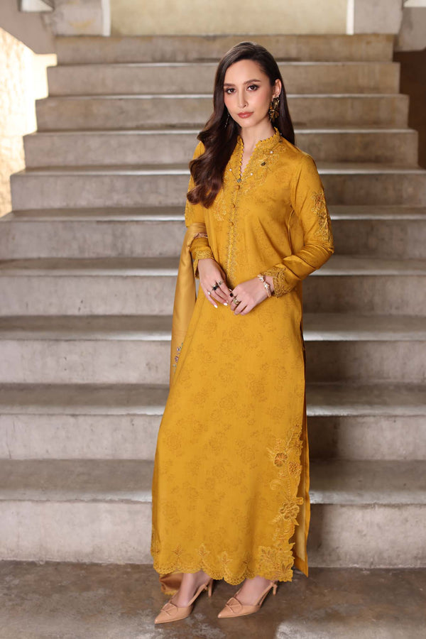 Noor by Saadia Asad | Winter Embroidered Printkhaas 25 | D3 - B-2