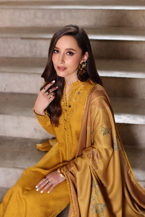 Noor by Saadia Asad | Winter Embroidered Printkhaas 25 | D3 - B-4