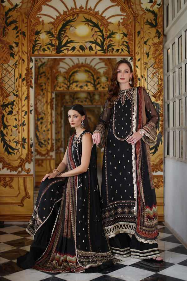 Noor by Saadia Asad | Festive 25 | D1 - Black-3
