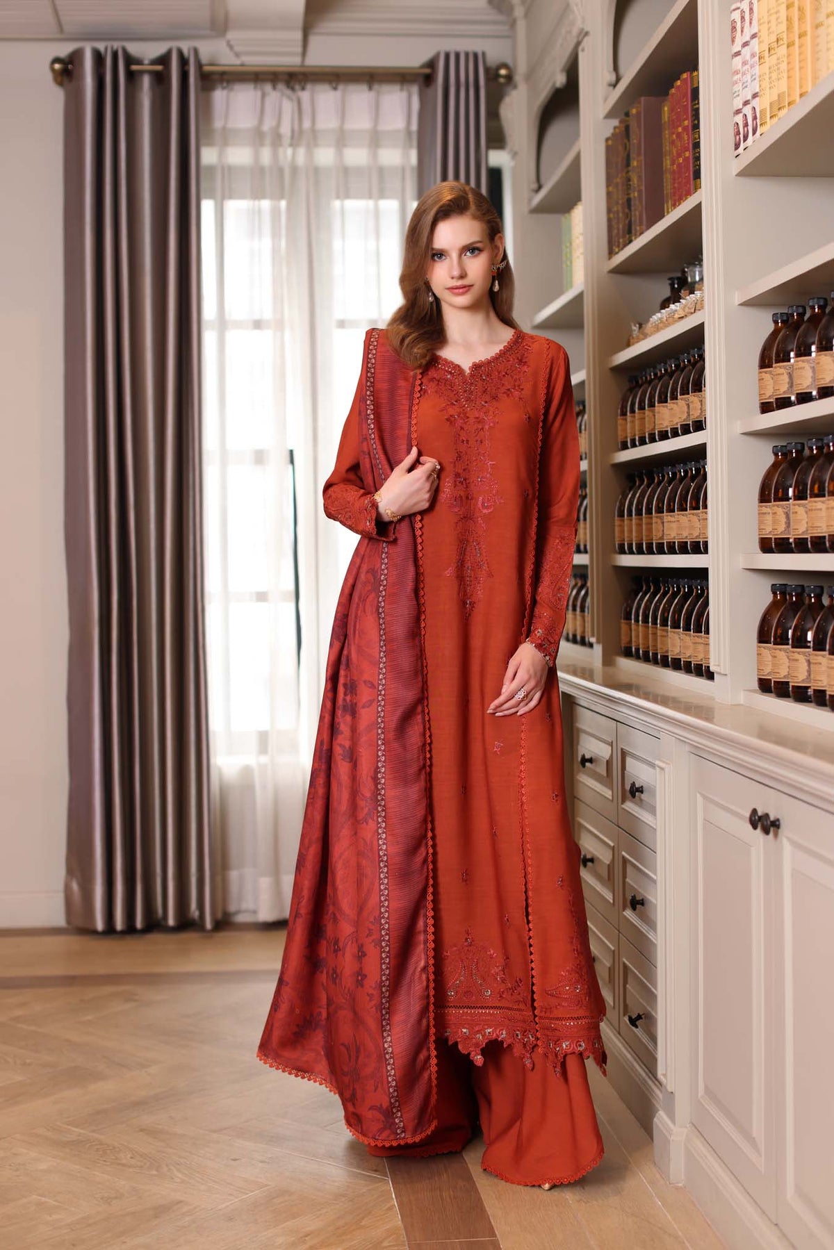 Saadia Asad | Winter Printkhaas 25 |D5 - A-3