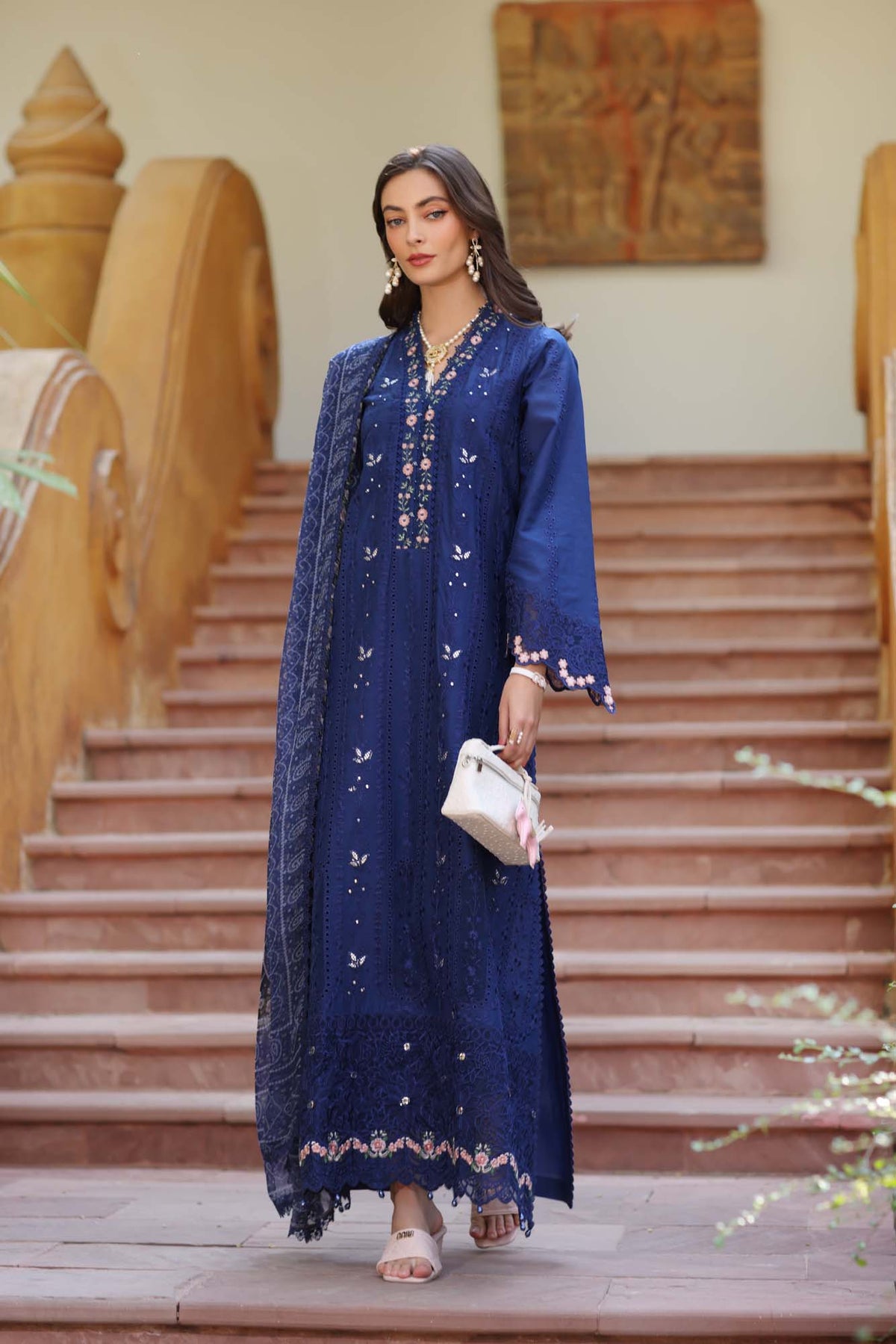 Noor by Saadia Asad | Eid Luxury Laserkari 25 | D5-B -  Noor by Saadia Asad Ladies Clothes - Original Designer Dress - House of Maryam