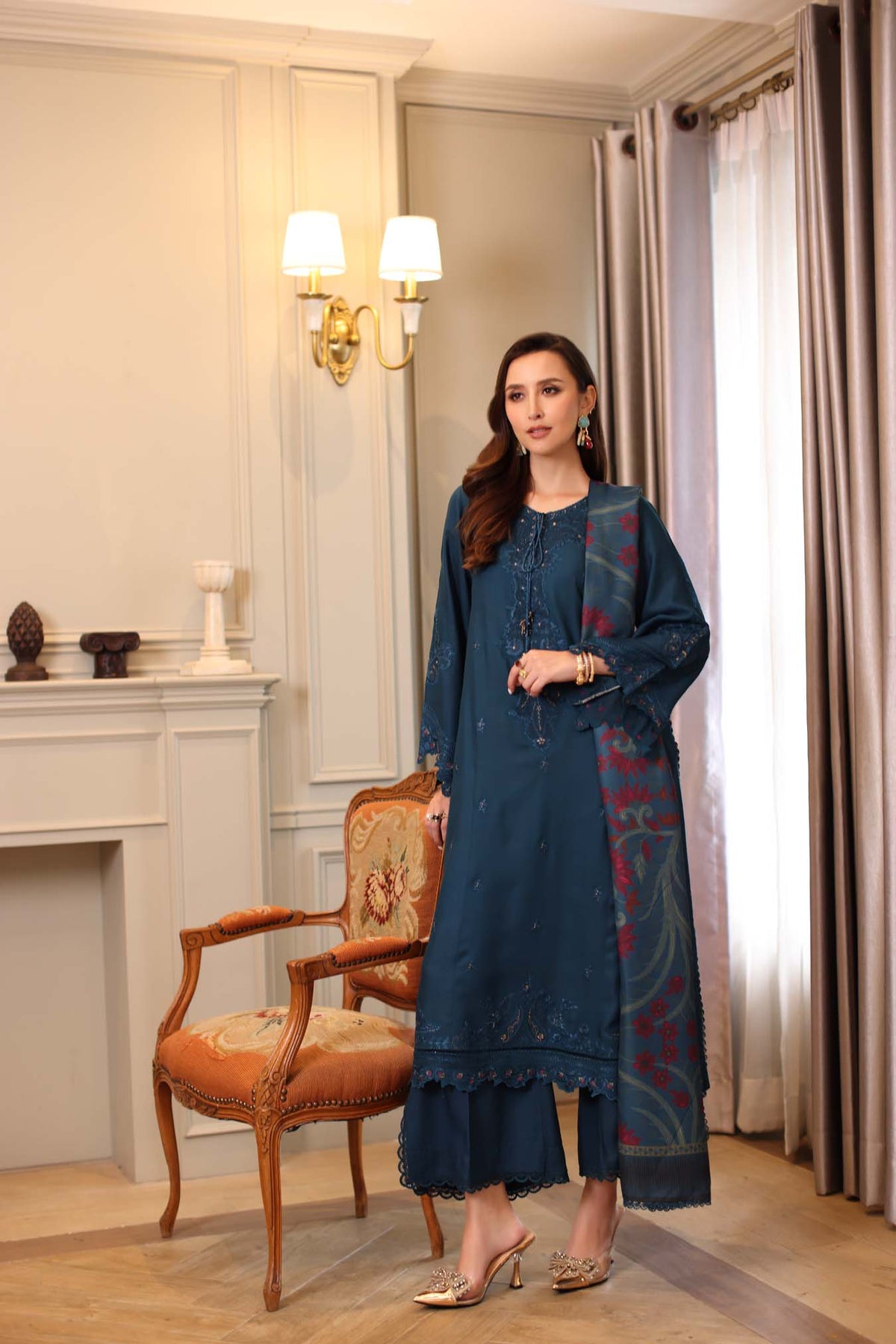 Saadia Asad | Winter Printkhaas 25 | D5 - B