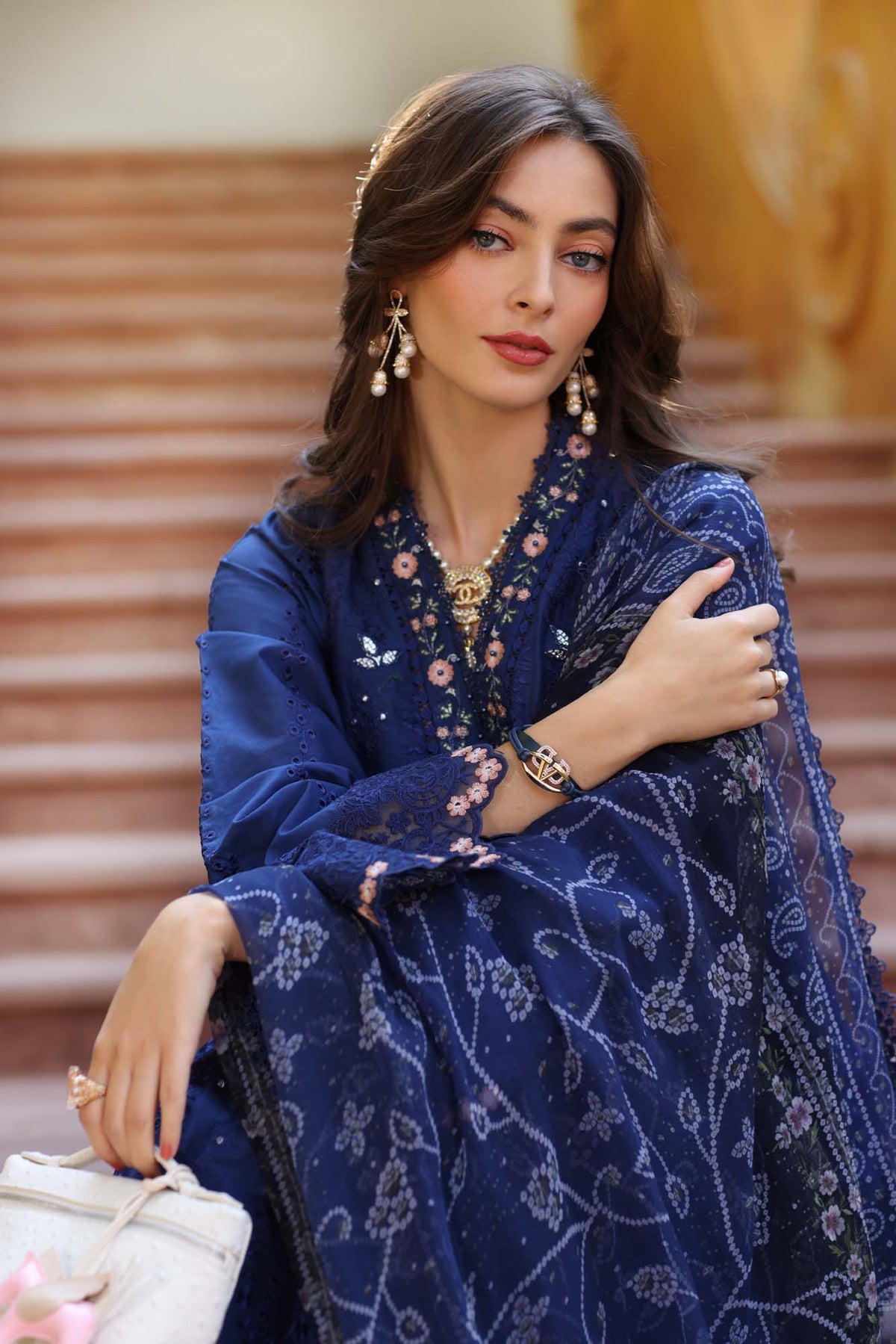 Noor by Saadia Asad | Eid Luxury Laserkari 25 | D5-B -  Noor by Saadia Asad Ladies Clothes - Original Designer Dress - House of Maryam