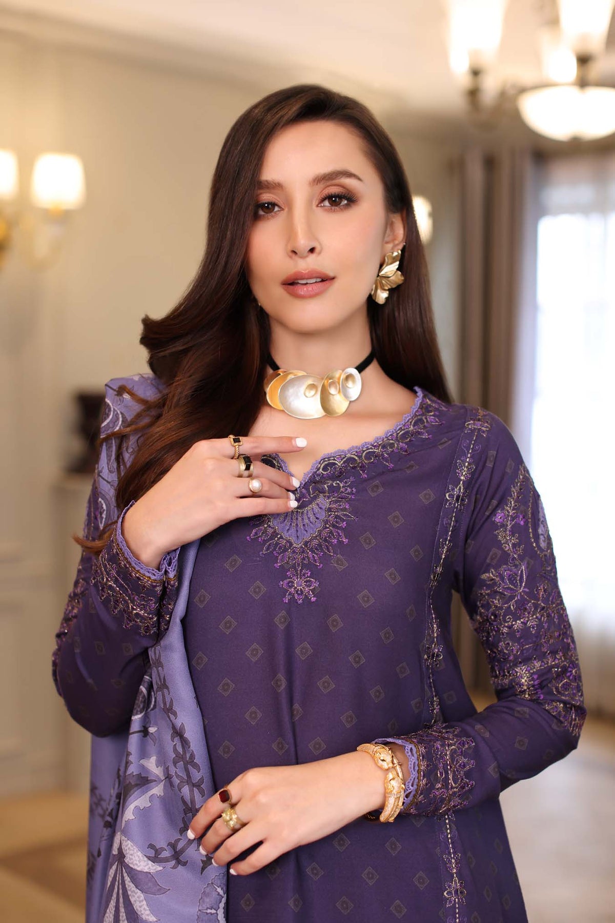 Saadia Asad | Winter Printkhaas 25 | D6 - B-5
