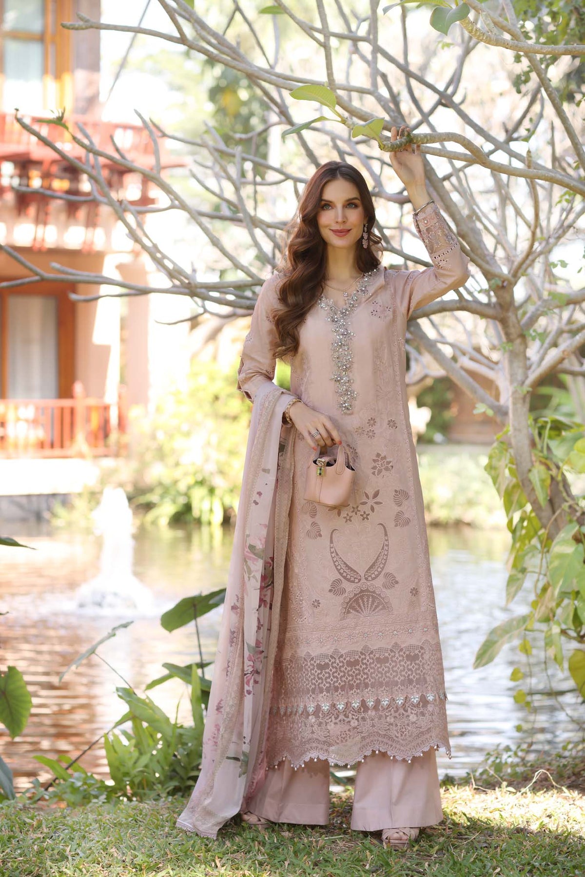 Noor by Saadia Asad | Eid Luxury Laserkari 25 | D6-B -  Noor by Saadia Asad Ladies Clothes - Original Designer Dress - House of Maryam