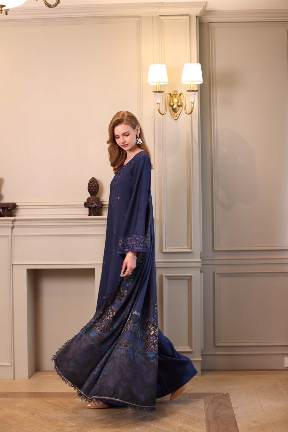 Saadia Asad | Winter Printkhaas 25 | D7 - B, image 3