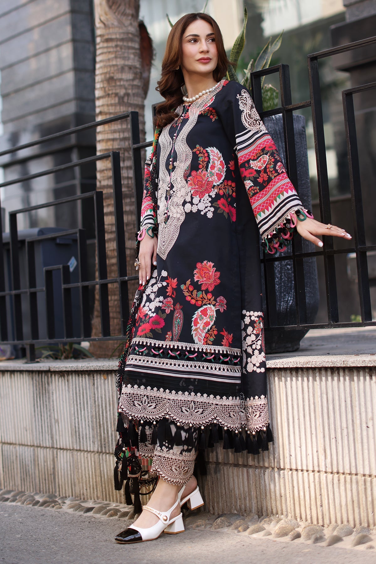 Charizma | Combination Lawn |CC5-21 -  Charzima Ladies Clothes - Original Designer Dress - House of Maryam