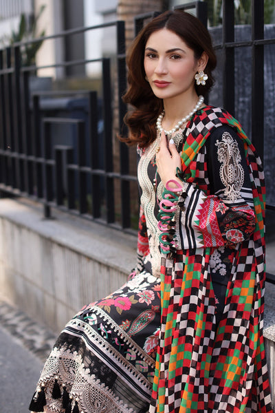 Charizma | Combination Lawn |CC5-21 -  Charzima Ladies Clothes - Original Designer Dress - House of Maryam