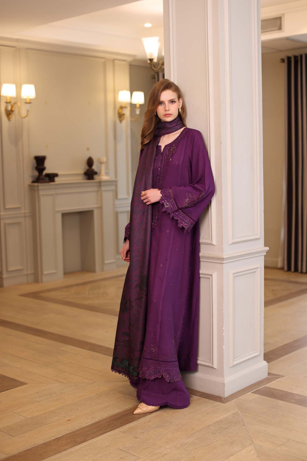 Saadia Asad | Winter Printkhaas 25 | D10 - B, image 3