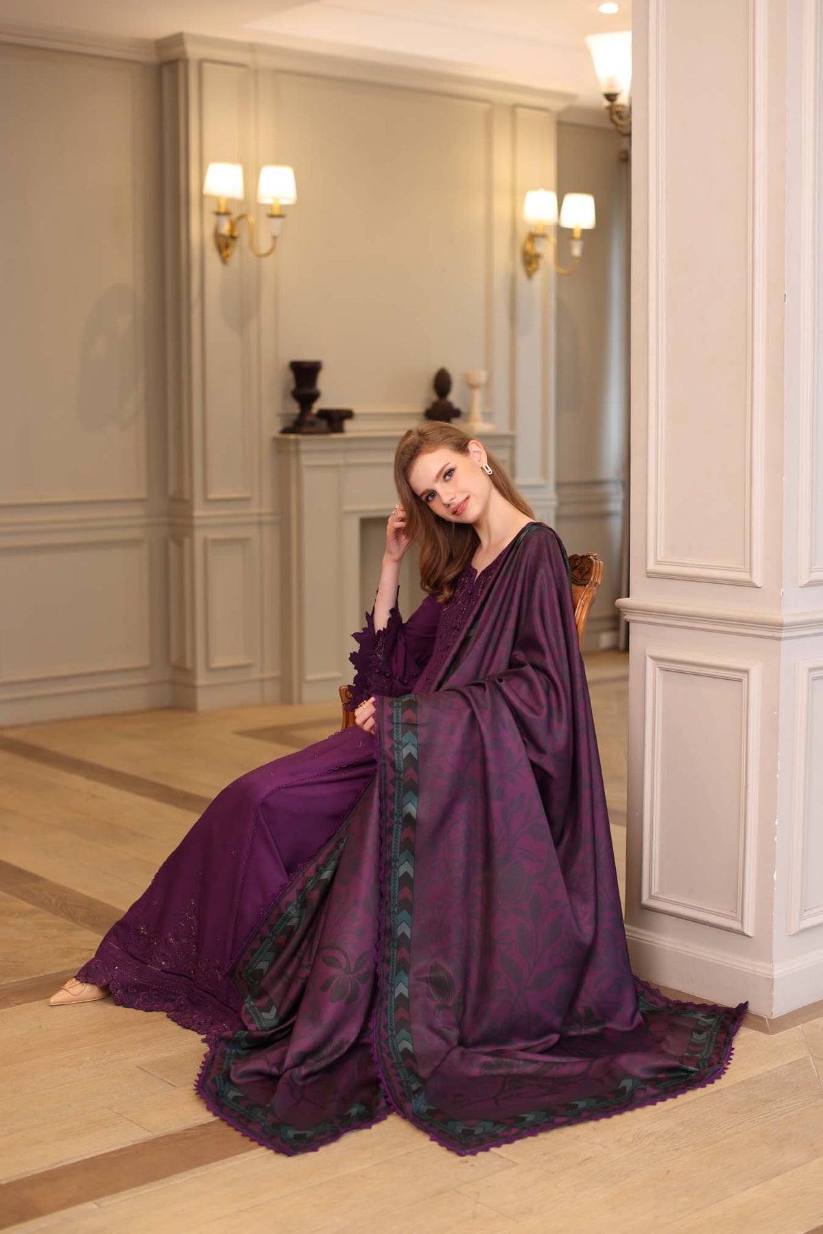 Saadia Asad | Winter Printkhaas 25 | D10 - B, image 4