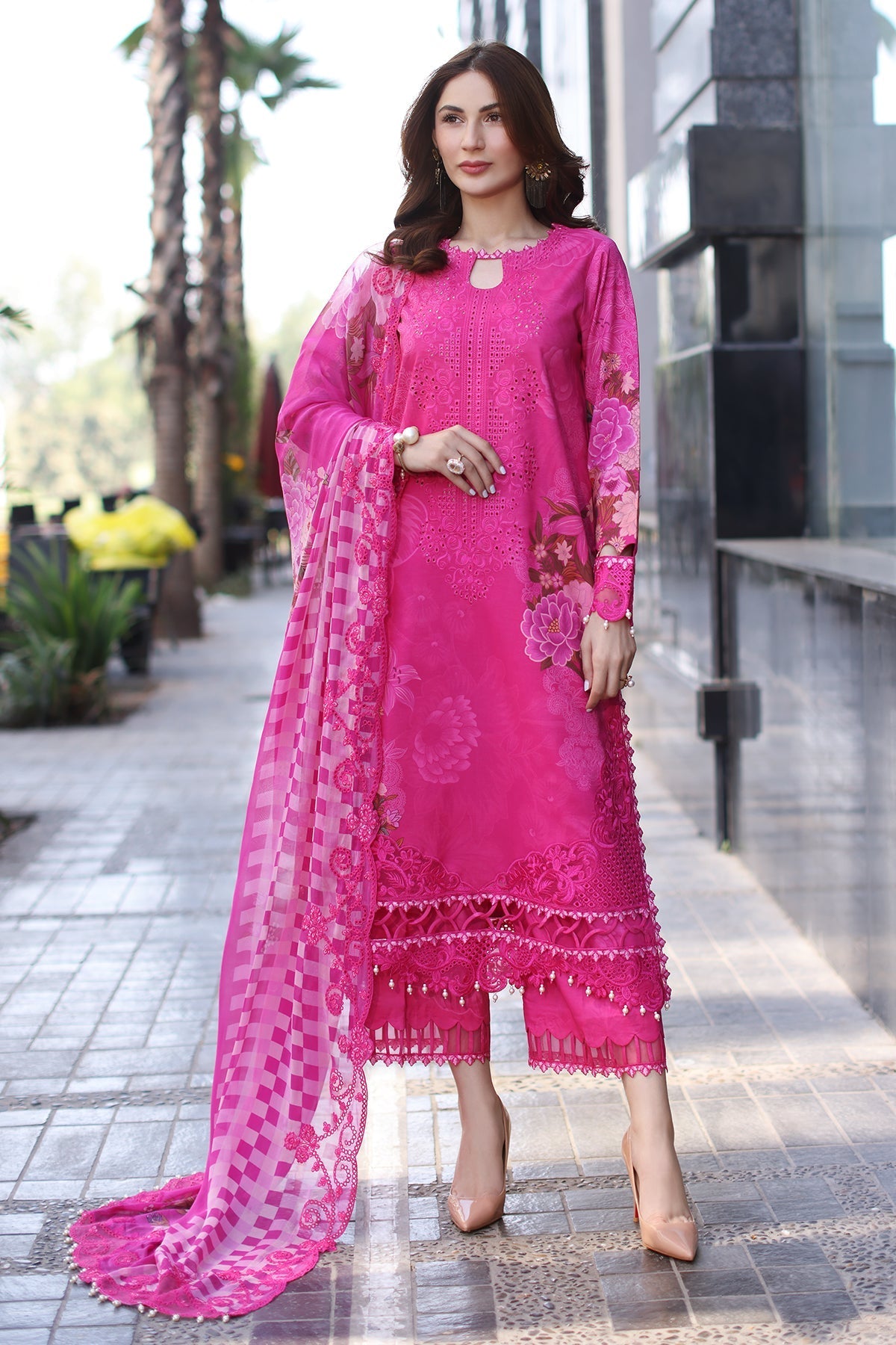 Charizma | Combination Lawn | CC5-24 -  Charzima Ladies Clothes - Original Designer Dress - House of Maryam