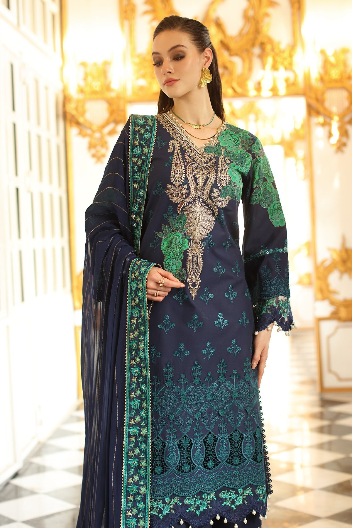 Charizma | Tabeer Eid Edition 25 | CT5-08 -  Charizma Ladies Clothes - Original Designer Dress - House of Maryam