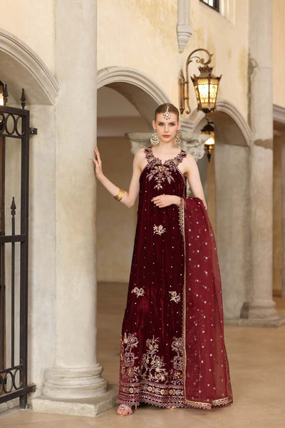 Noor by Saadia Asad | Handcrafted Velvet 25 | Naqsh