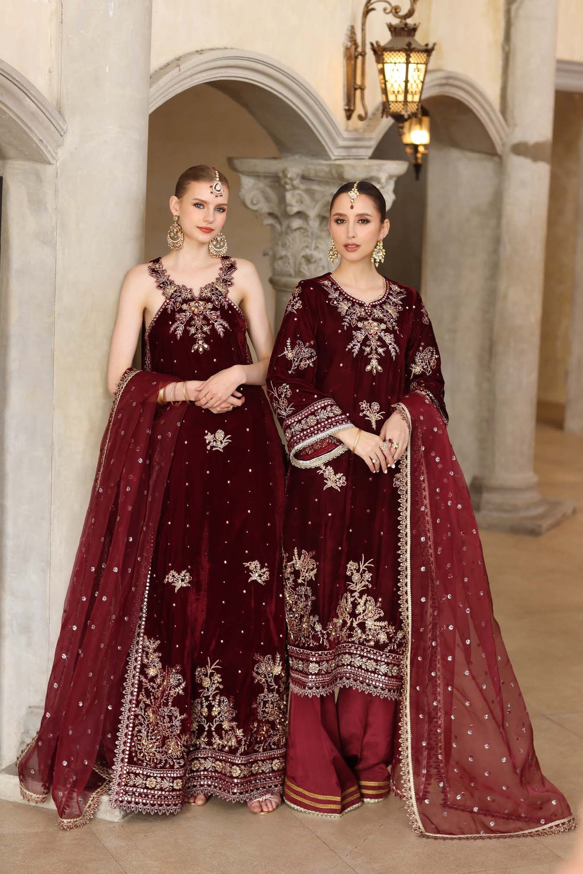 Noor by Saadia Asad | Handcrafted Velvet 25 | Naqsh-7