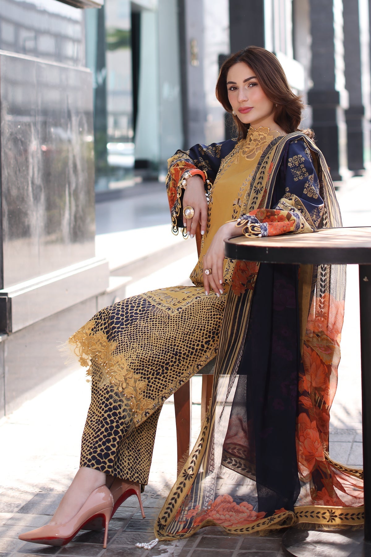 Charizma | Combination Lawn | CC5-28 -  Charizma Ladies Clothes - Original Designer Dress - House of Maryam