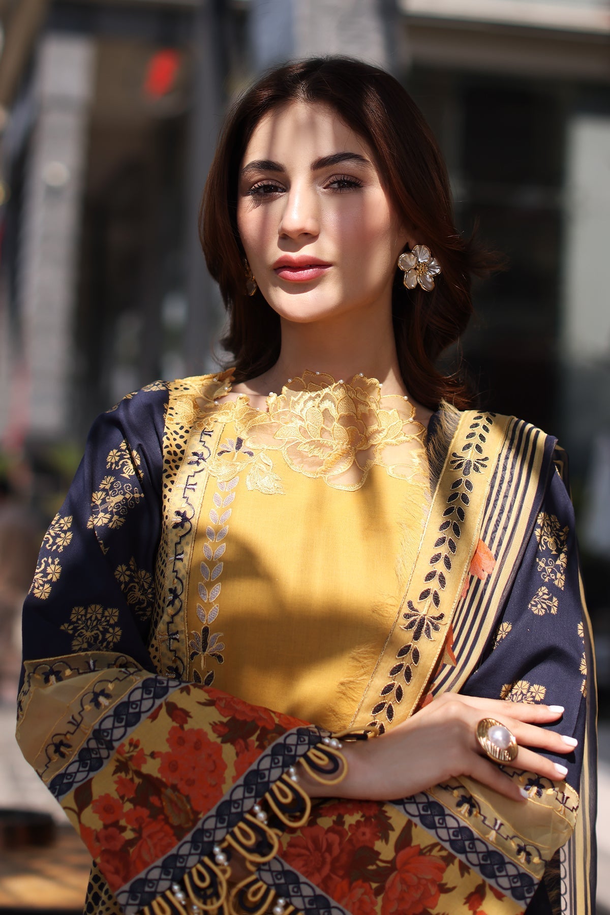 Charizma | Combination Lawn | CC5-28 -  Charizma Ladies Clothes - Original Designer Dress - House of Maryam