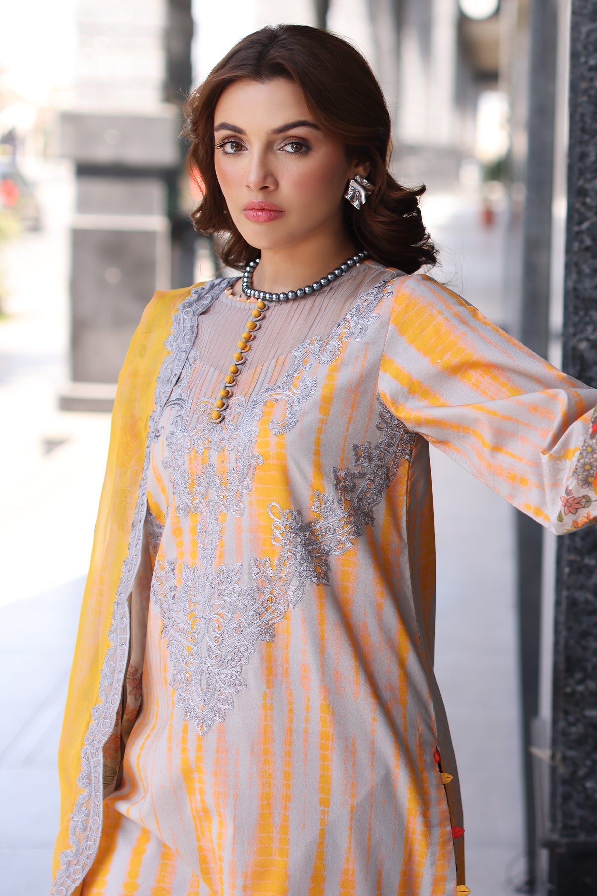 Charizma | Combination Lawn |  CC5-25 -  Charizma Ladies Clothes - Original Designer Dress - House of Maryam