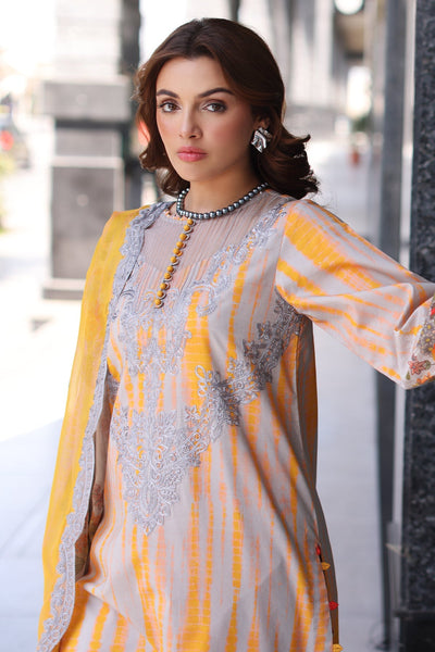 Charizma | Combination Lawn |  CC5-25 -  Charizma Ladies Clothes - Original Designer Dress - House of Maryam