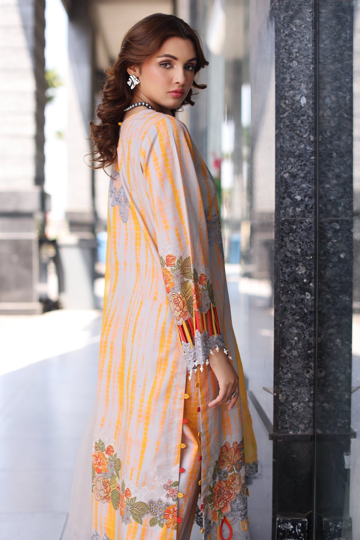 Charizma | Combination Lawn |  CC5-25 -  Charizma Ladies Clothes - Original Designer Dress - House of Maryam