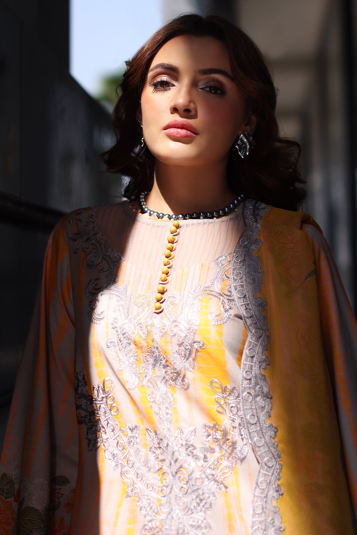 Charizma | Combination Lawn |  CC5-25 -  Charizma Ladies Clothes - Original Designer Dress - House of Maryam
