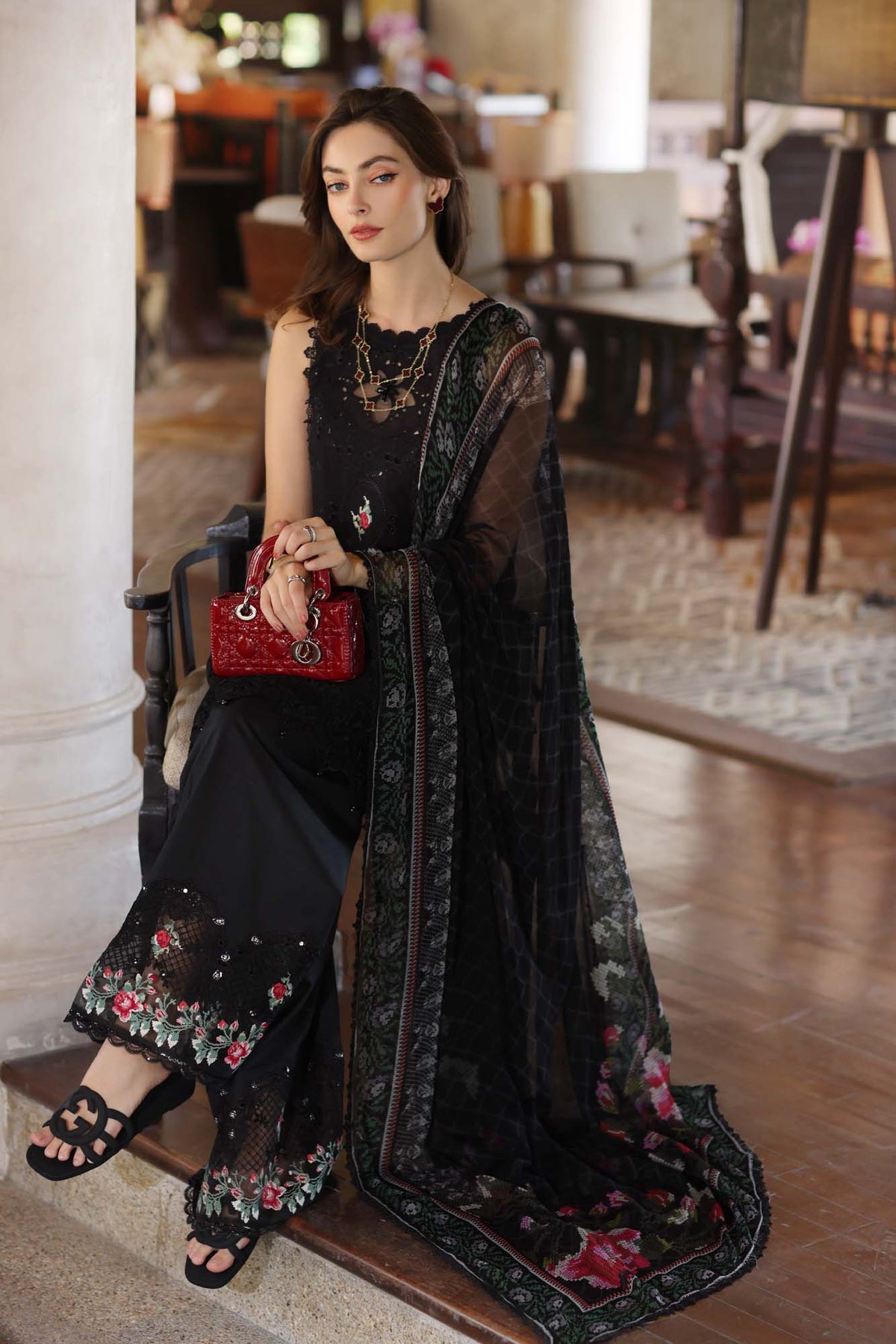 Noor by Saadia Asad | Eid Luxury Laserkari 25 | D4-A -  Noor by Saadia Asad Ladies Clothes - Original Designer Dress - House of Maryam