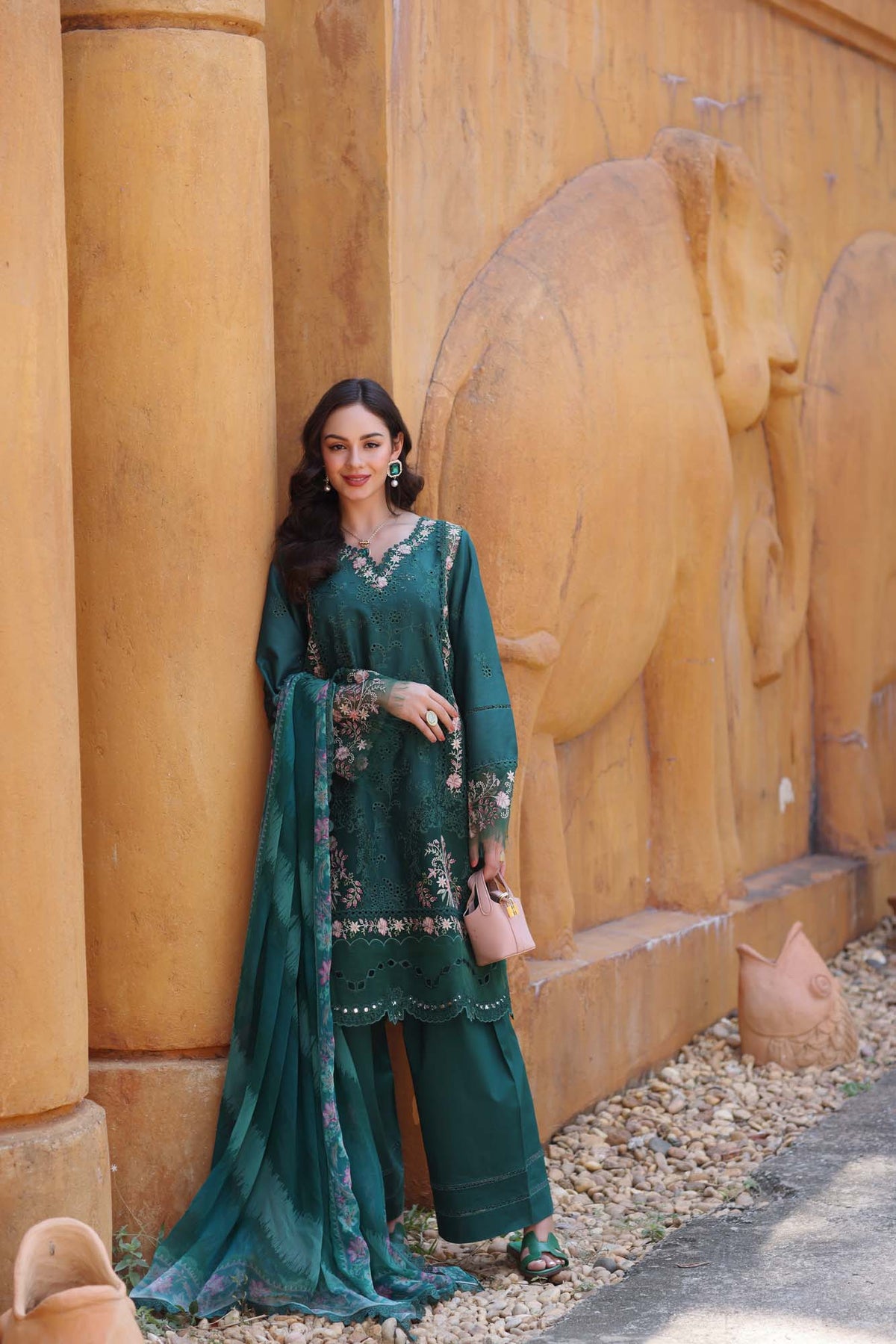 Noor by Saadia Asad | Eid Luxury Laserkari 25 | D10-A -  Noor by Saadia Asad Ladies Clothes - Original Designer Dress - House of Maryam