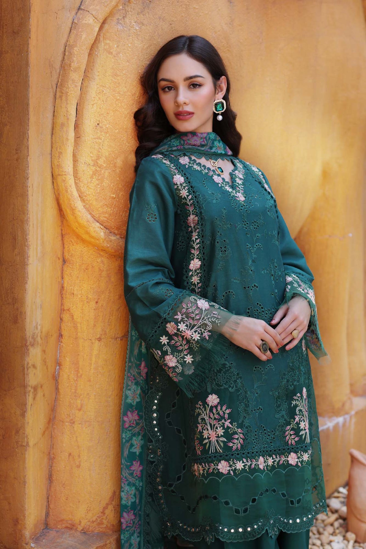 Noor by Saadia Asad | Eid Luxury Laserkari 25 | D10-A -  Noor by Saadia Asad Ladies Clothes - Original Designer Dress - House of Maryam