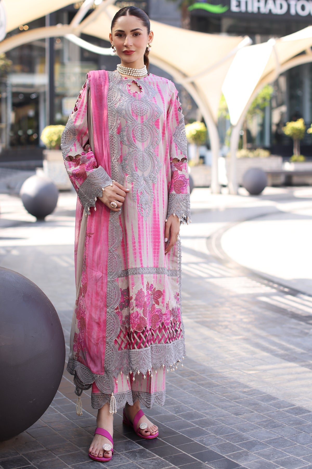 Charizma | Combination Lawn | CC5-22 -  Charizma Ladies Clothes - Original Designer Dress - House of Maryam