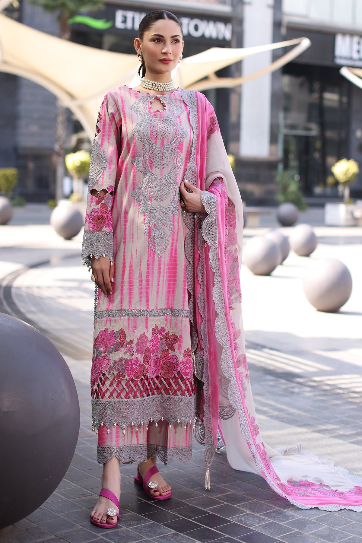 Charizma | Combination Lawn | CC5-22 -  Charizma Ladies Clothes - Original Designer Dress - House of Maryam