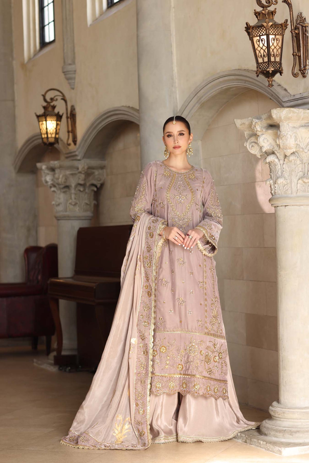 Noor by Saadia Asad | Handcrafted Velvet 25 | Khayal-2