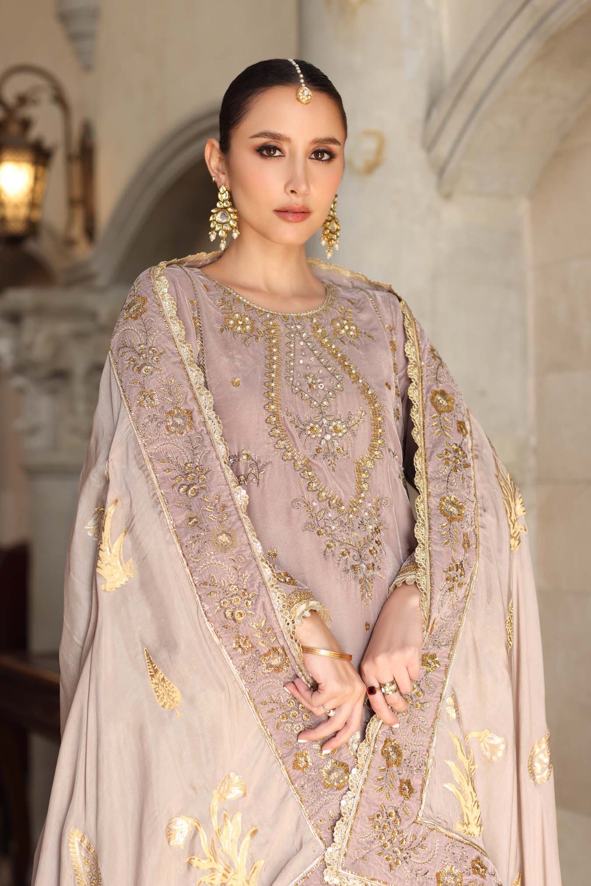Noor by Saadia Asad | Handcrafted Velvet 25 | Khayal-5
