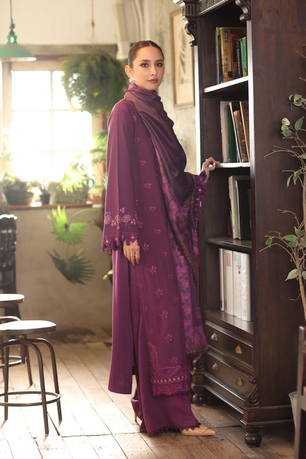 Noor by Saadia Asad | Winter Embroidered Printkhaas 25 | D8 - B-2