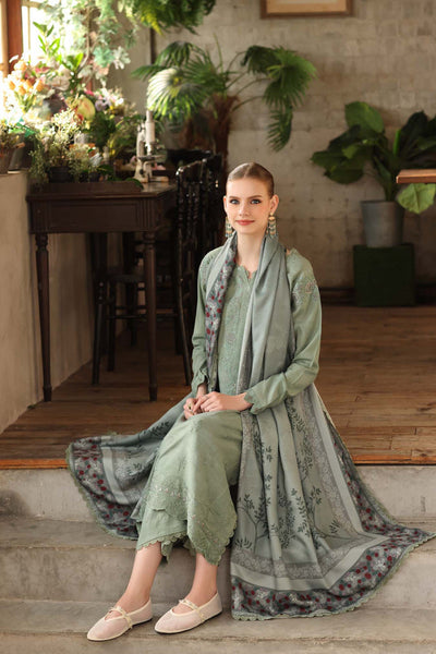 Noor by Saadia Asad | Winter Embroidered Printkhaas 25 | D8 - A